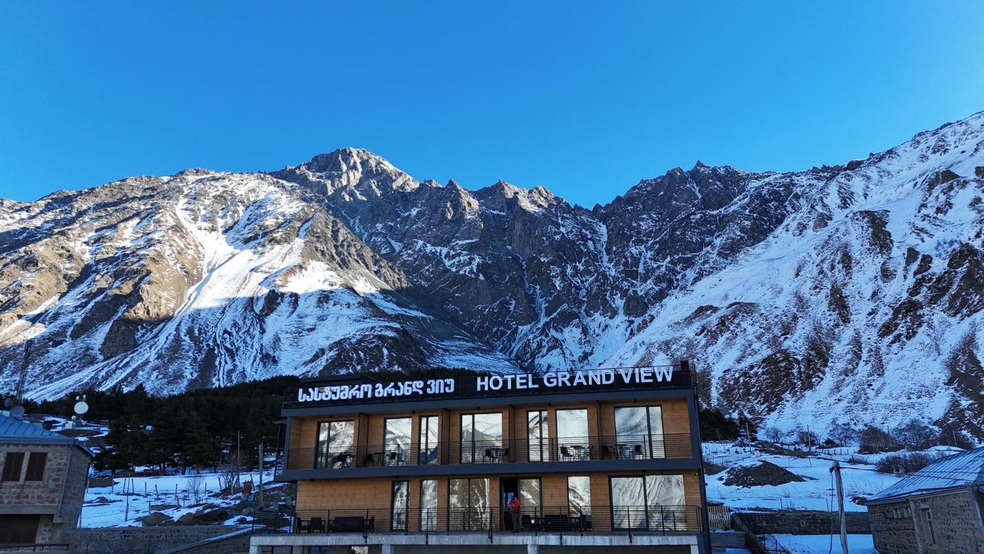 Kazbegi Hotel Grand View Exteriör bild