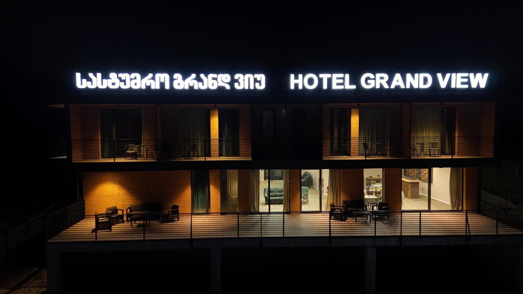 Kazbegi Hotel Grand View Exteriör bild